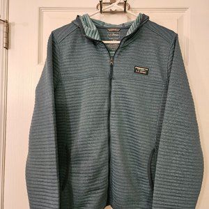 L.L. Bean Airlight Knit Full-Zip Hoodie, men's size L